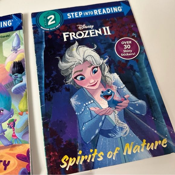Lot of 5 Step Into Reading Step 2 & 3 Barbie, Trolls, Frozen - Picture 4 of 8